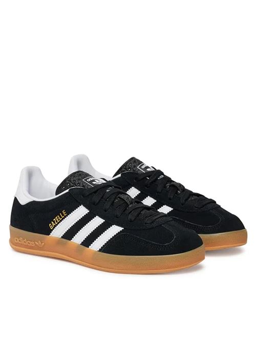 GAZELLE INDOOR J    CBLACK/FTWWHT/GUM2 ADIDAS ORIGINALS | JQ8701/ND